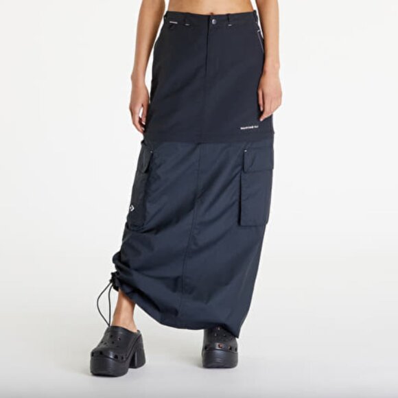 Converse x Martine Ali Black Cargo Zip Off Skirt Size Medium - Picture 1 of 8